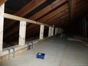 Day 21 – Adding roof supports and insulation