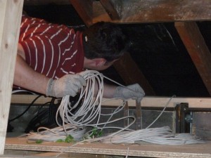 Day 23 – Routing AV and Cat6 cables
